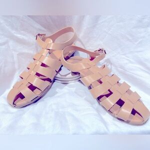 *3 for $20* Fisherman Sandals, Old Navy Kids sz 3, Tan Vegan Leather